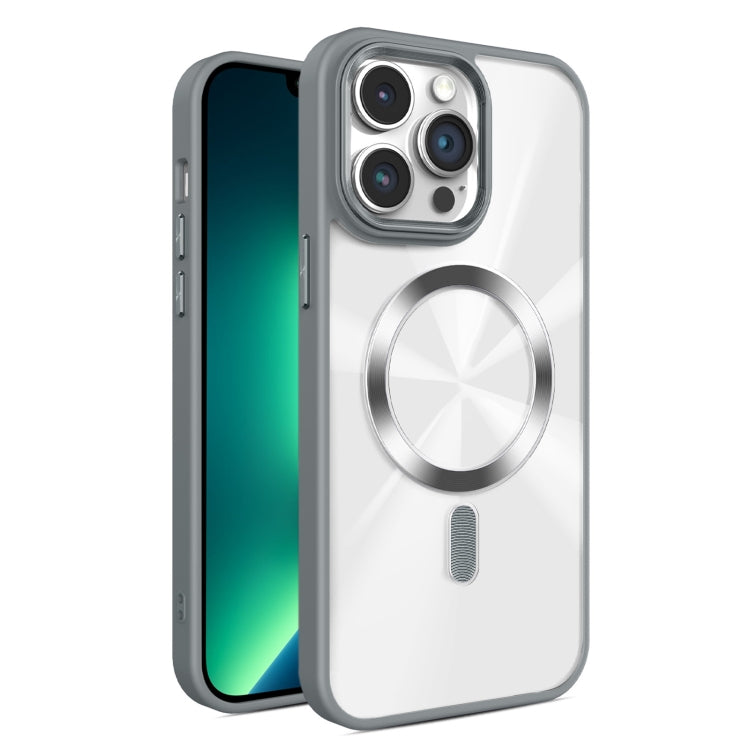 For iPhone 13 Pro Max Glaring CD Texture MagSafe Phone Case