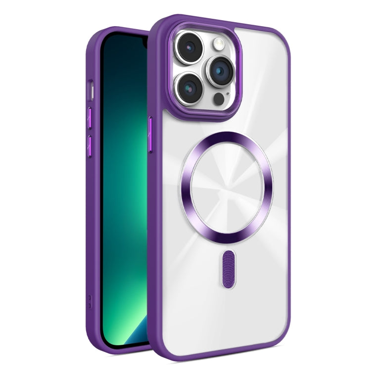 For iPhone 13 Pro Glaring CD Texture MagSafe Phone Case