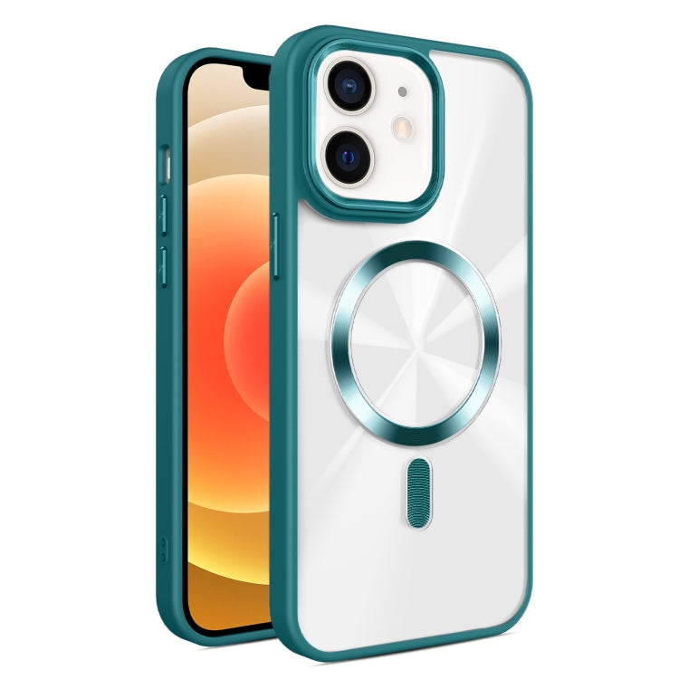 For iPhone 12 Glaring CD Texture MagSafe Phone Case
