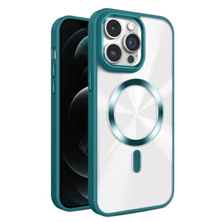 For iPhone 12 Pro Max Glaring CD Texture MagSafe Phone Case
