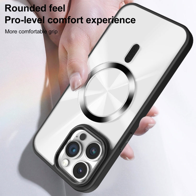 For iPhone 14 Plus Glaring CD Texture MagSafe Phone Case