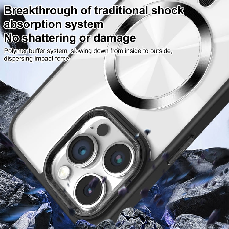 For iPhone 16 Pro Max Glaring CD Texture MagSafe Phone Case