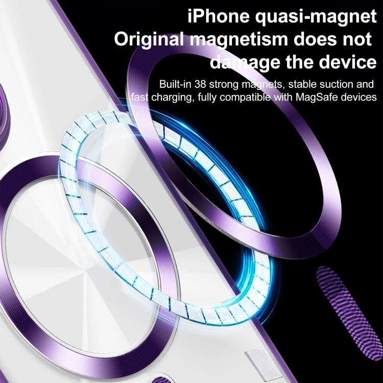 For iPhone 16 Pro Max Glaring CD Texture MagSafe Phone Case