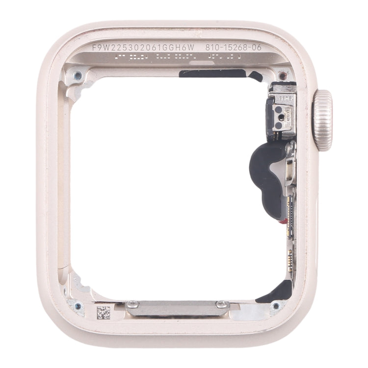 For Apple Watch SE 2022 40MM GPS Aluminium Alloy Middle Frame Bezel Plate with Crown Spin Axis Flex Cable