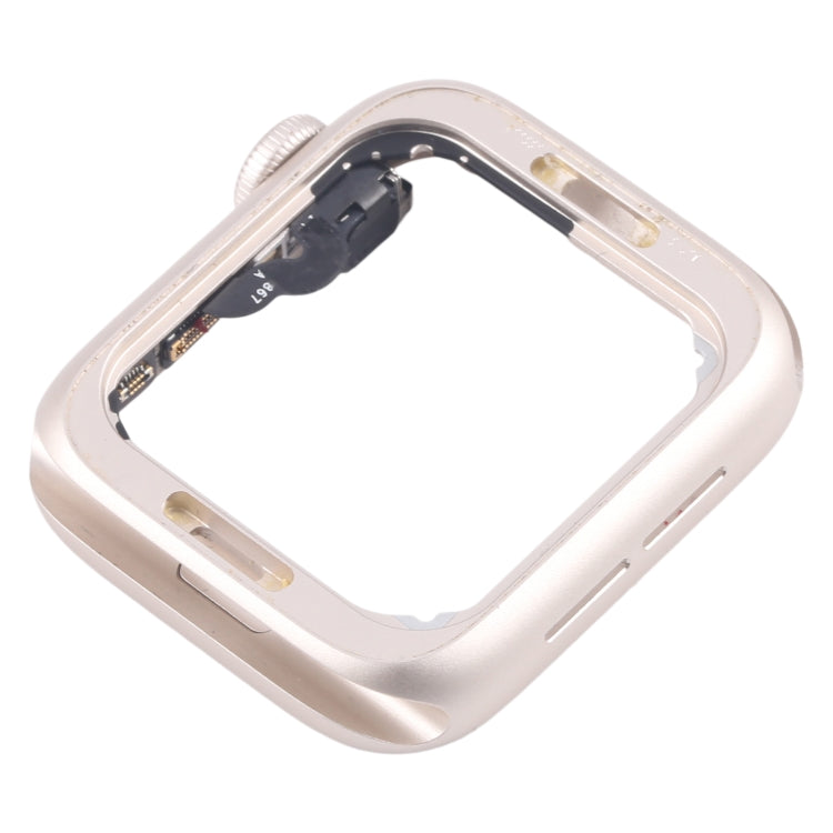 For Apple Watch SE 2022 40MM GPS Aluminium Alloy Middle Frame Bezel Plate with Crown Spin Axis Flex Cable
