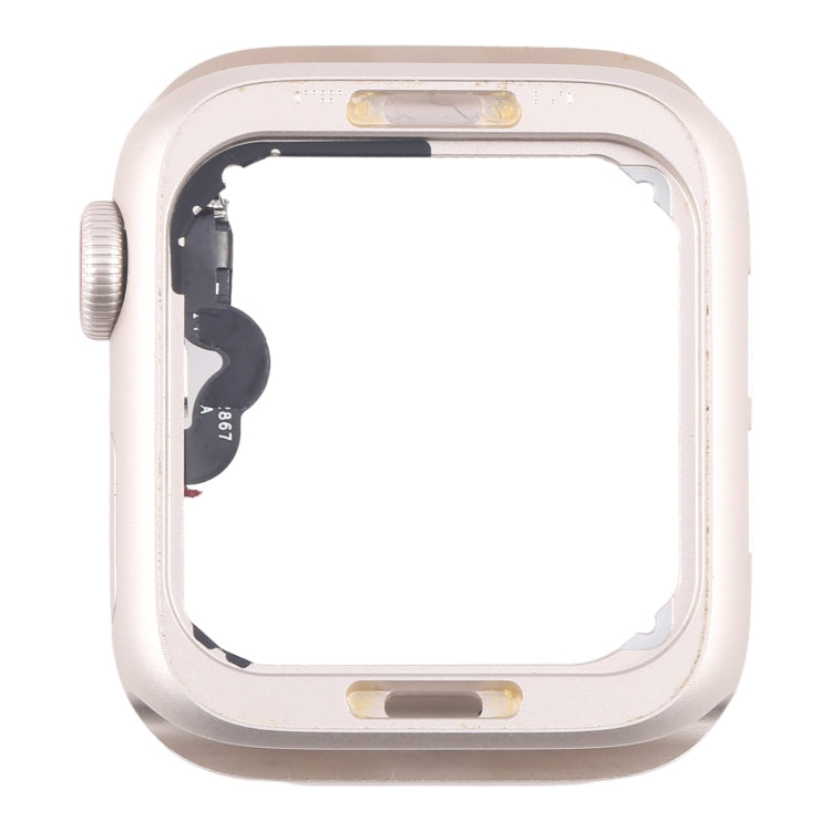 For Apple Watch SE 2022 44MM LTE Aluminium Alloy Middle Frame Bezel Plate with Crown Spin Axis Flex Cable