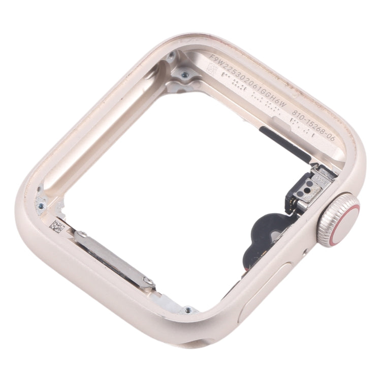 For Apple Watch SE 2022 44MM LTE Aluminium Alloy Middle Frame Bezel Plate with Crown Spin Axis Flex Cable