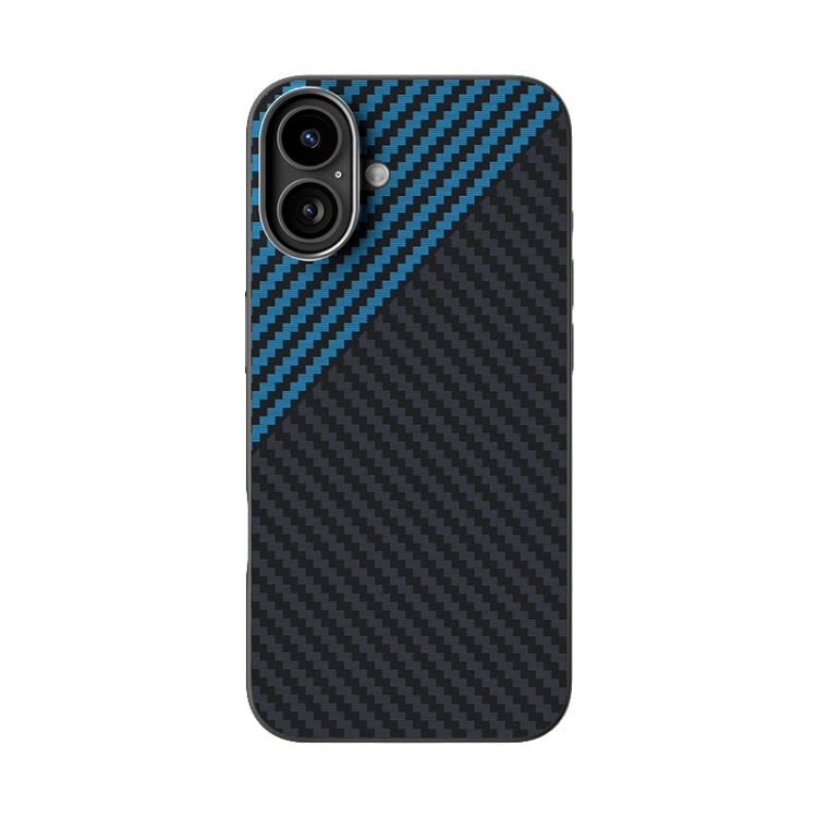For iPhone 16 ABEEL C Carbon Fiber Series 6D Micro Relief MagSafe Phone Case
