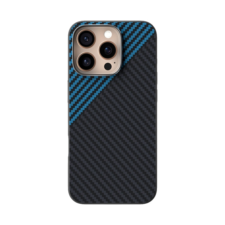 For iPhone 15 Pro ABEEL C Carbon Fiber Series 6D Micro Relief MagSafe Phone Case