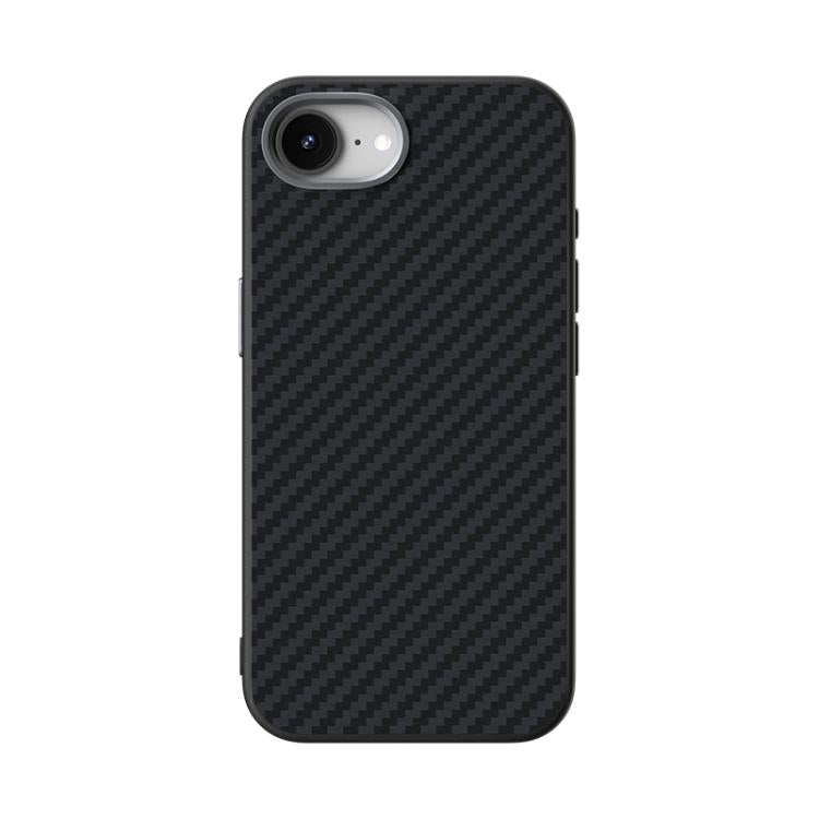 For iPhone 17e / 16e ABEEL C Carbon Fiber Series 6D Micro Relief MagSafe Phone Case
