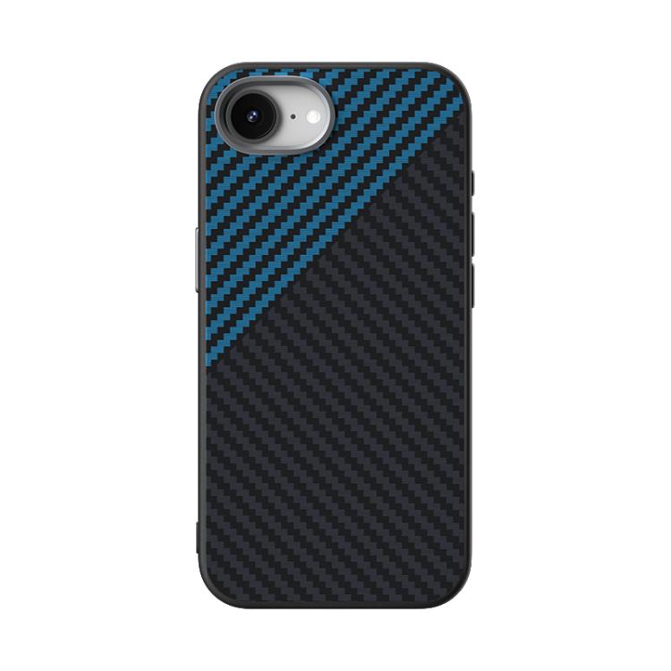 For iPhone 17e / 16e ABEEL C Carbon Fiber Series 6D Micro Relief MagSafe Phone Case