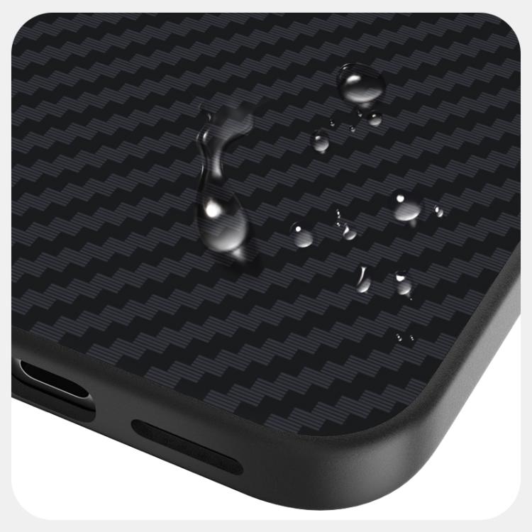 For iPhone 17 Pro Max ABEEL C Carbon Fiber Series 6D Micro Relief MagSafe Phone Case