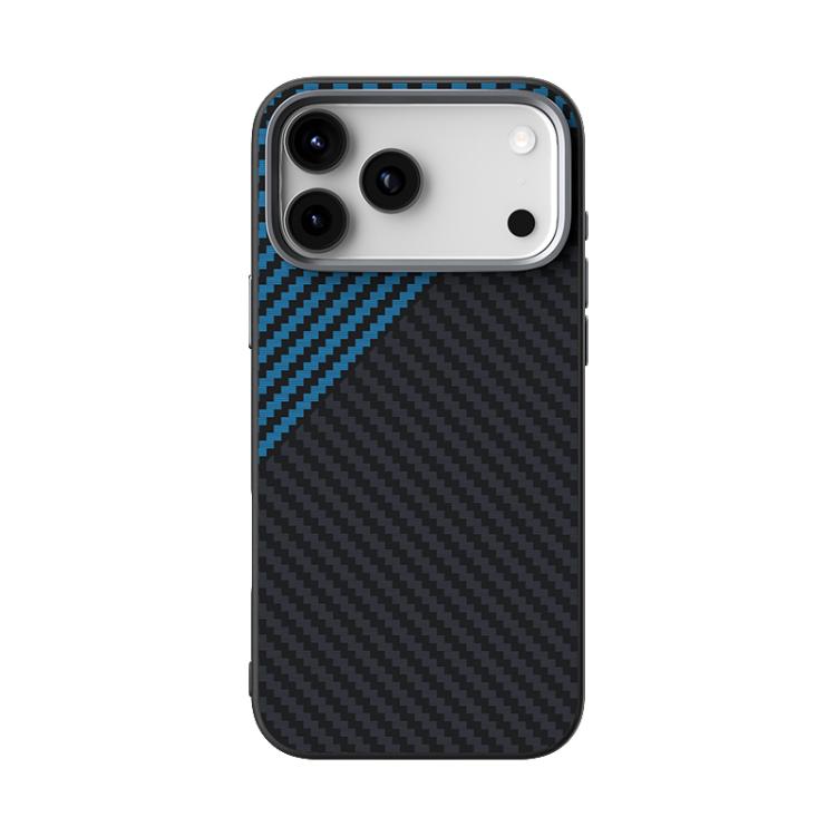 For iPhone 17 Pro Max ABEEL C Carbon Fiber Series 6D Micro Relief MagSafe Phone Case
