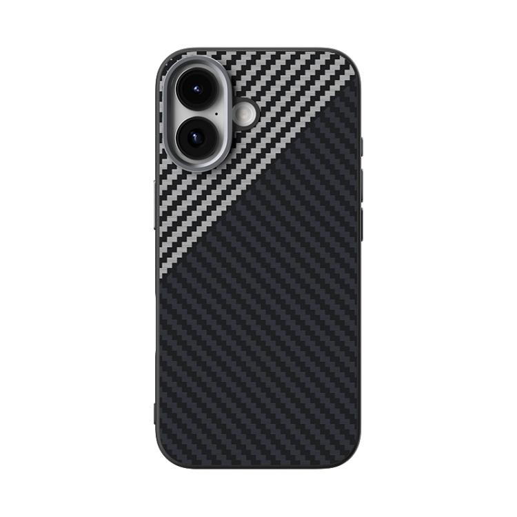 For iPhone 17 ABEEL C Carbon Fiber Series 6D Micro Relief MagSafe Phone Case
