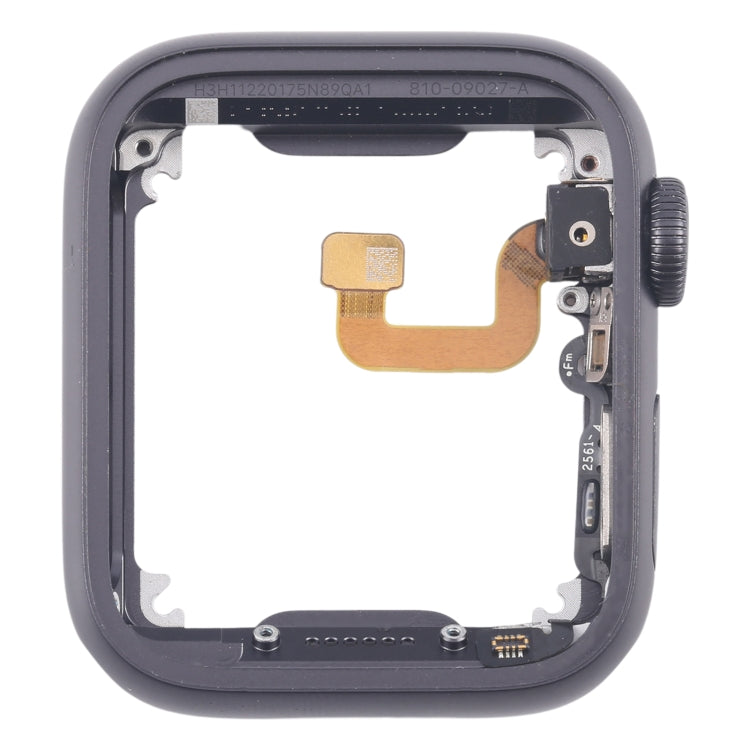 For Apple Watch Series 6 40MM LTE Aluminium Alloy Middle Frame Bezel Plate with Crown Spin Axis Flex Cable