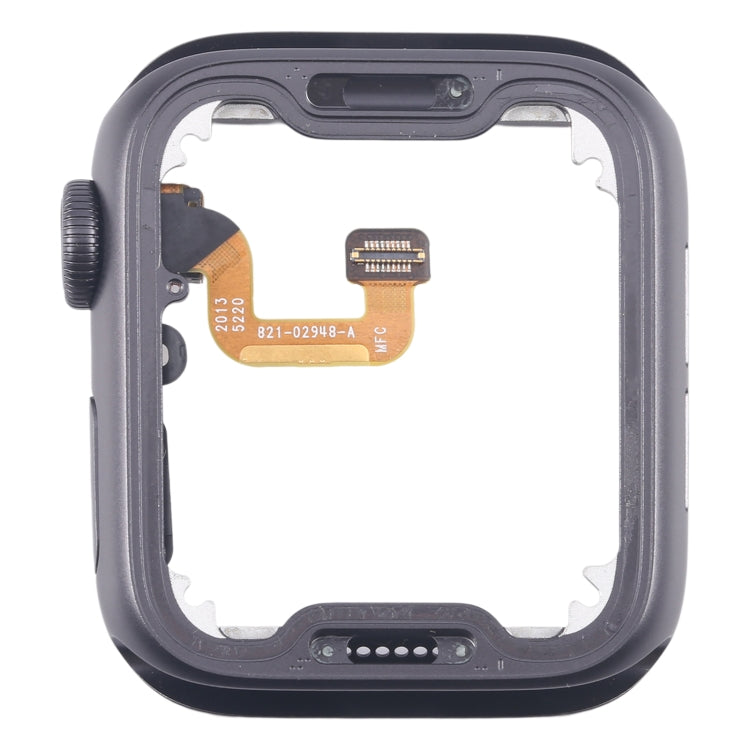 For Apple Watch Series 6 40MM LTE Aluminium Alloy Middle Frame Bezel Plate with Crown Spin Axis Flex Cable