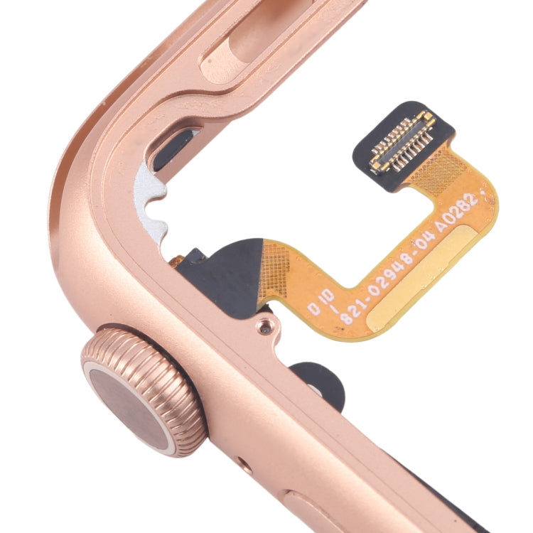For Apple Watch Series 6 40MM LTE Aluminium Alloy Middle Frame Bezel Plate with Crown Spin Axis Flex Cable