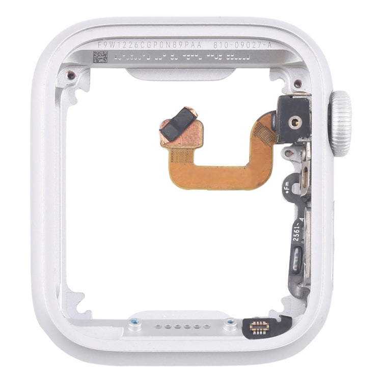 For Apple Watch Series 6 40MM LTE Aluminium Alloy Middle Frame Bezel Plate with Crown Spin Axis Flex Cable