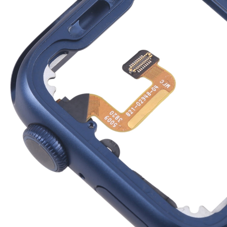 For Apple Watch Series 6 40MM LTE Aluminium Alloy Middle Frame Bezel Plate with Crown Spin Axis Flex Cable