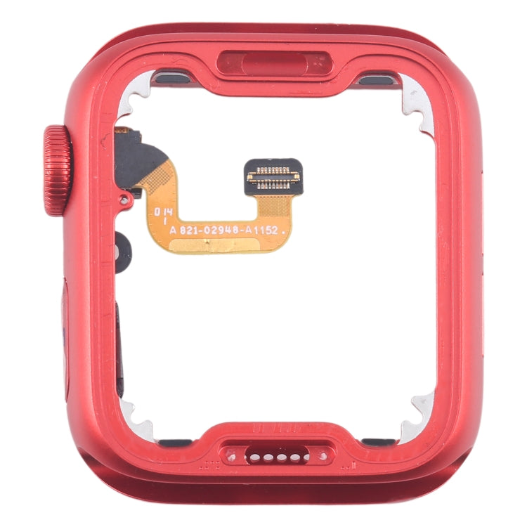 For Apple Watch Series 6 44MM LTE Aluminium Alloy Middle Frame Bezel Plate with Crown Spin Axis Flex Cable