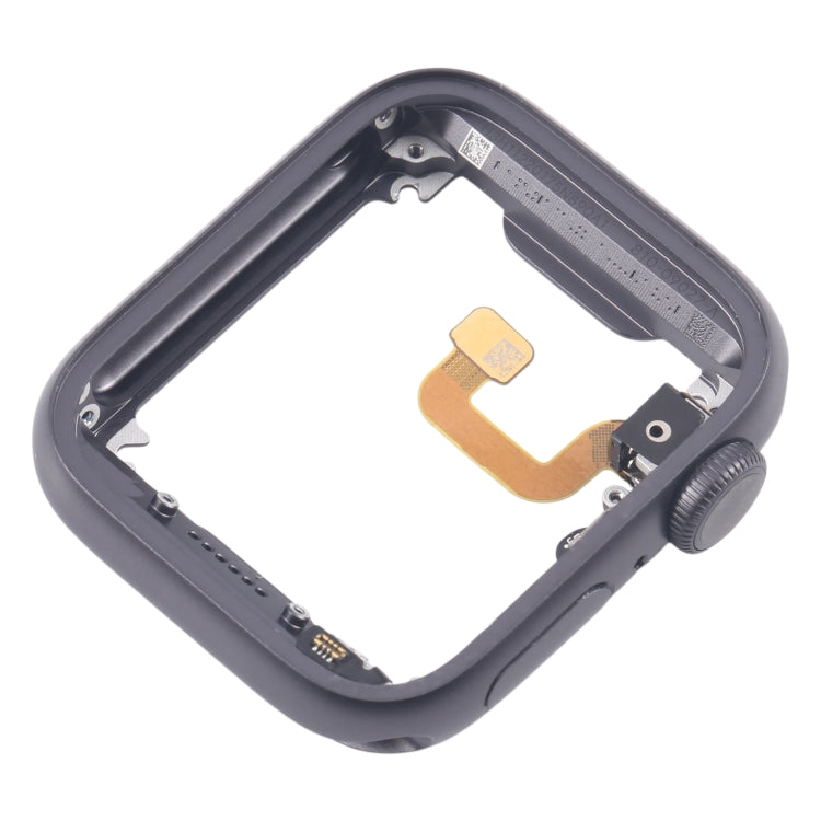 For Apple Watch Series 6 44MM GPS Aluminium Alloy Middle Frame Bezel Plate with Crown Spin Axis Flex Cable