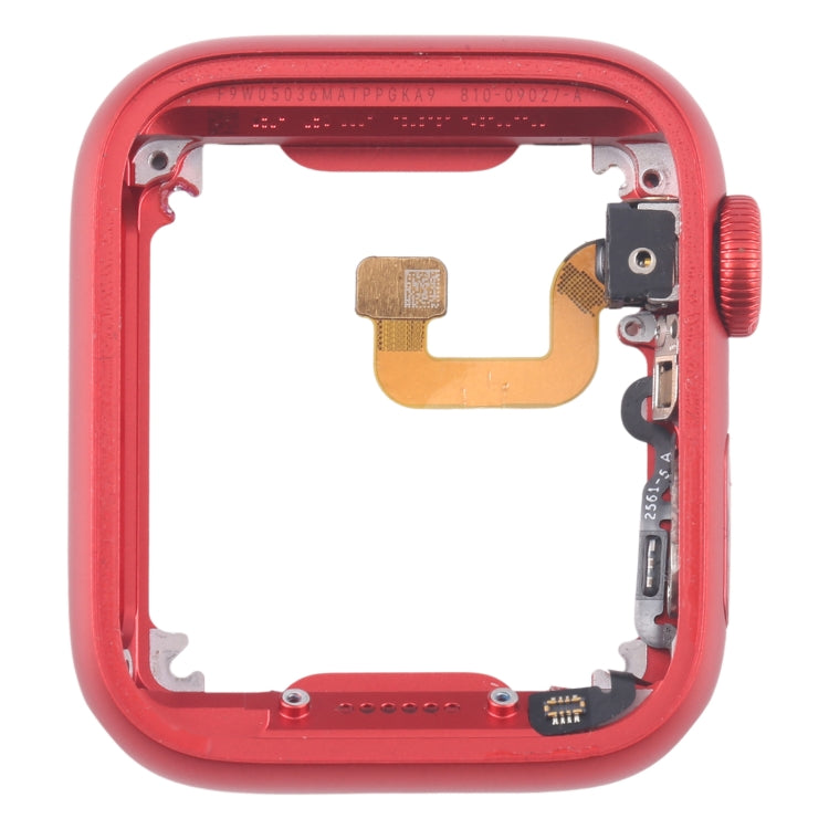For Apple Watch Series 6 44MM GPS Aluminium Alloy Middle Frame Bezel Plate with Crown Spin Axis Flex Cable