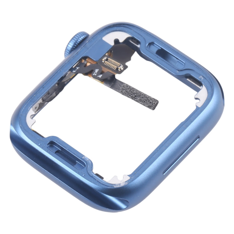 For Apple Watch Series 7 41MM LTE Aluminium Alloy Middle Frame Bezel Plate with Crown Spin Axis Flex Cable