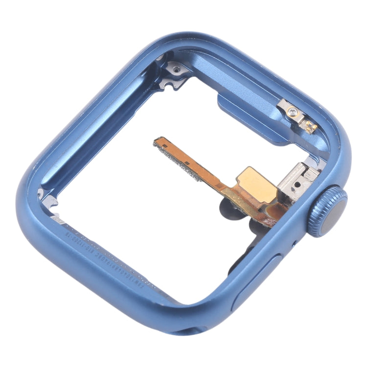 For Apple Watch Series 7 41MM LTE Aluminium Alloy Middle Frame Bezel Plate with Crown Spin Axis Flex Cable