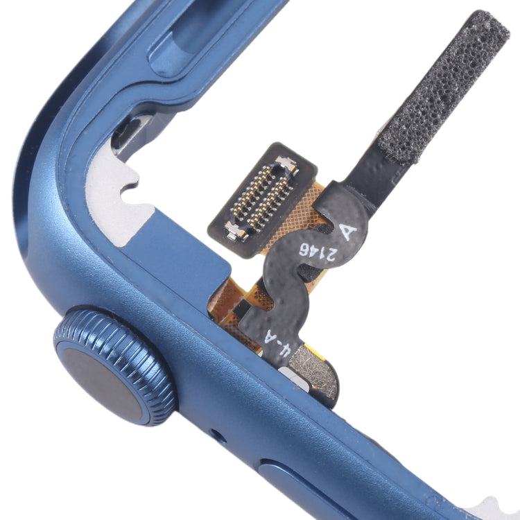 For Apple Watch Series 7 41MM LTE Aluminium Alloy Middle Frame Bezel Plate with Crown Spin Axis Flex Cable