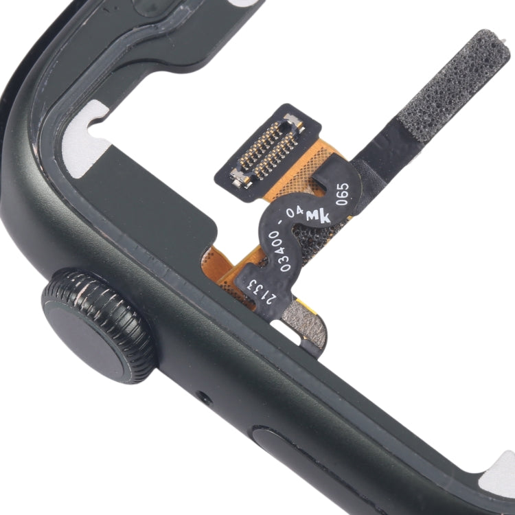 For Apple Watch Series 7 41MM GPS Aluminium Alloy Middle Frame Bezel Plate with Crown Spin Axis Flex Cable