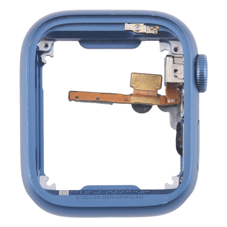For Apple Watch Series 7 41MM GPS Aluminium Alloy Middle Frame Bezel Plate with Crown Spin Axis Flex Cable