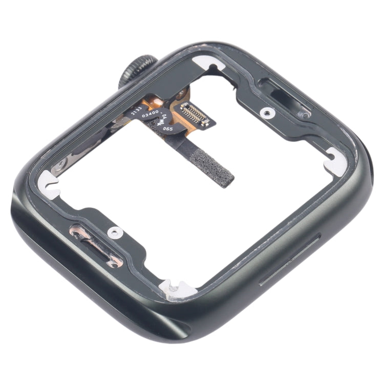 For Apple Watch Series 7 45MM GPS Aluminium Alloy Middle Frame Bezel Plate with Crown Spin Axis Flex Cable