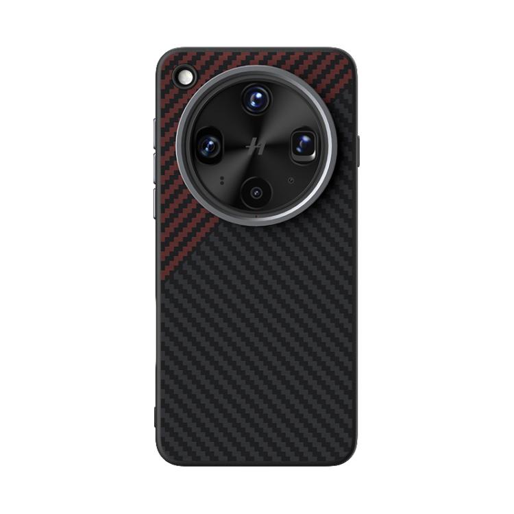 For OPPO Find X8 Ultra ABEEL C Carbon Fiber Series 6D Micro Relief MagSafe Phone Case