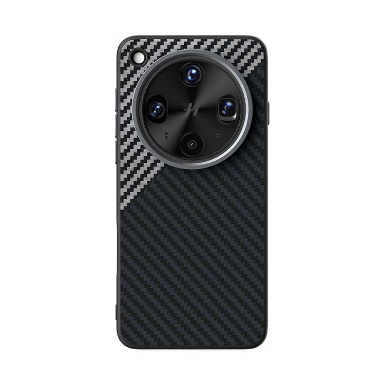 For OPPO Find X8 Ultra ABEEL C Carbon Fiber Series 6D Micro Relief MagSafe Phone Case