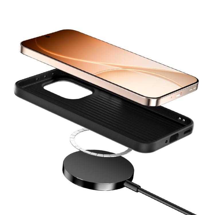 For OPPO Reno15 Pro Max 5G Global ABEEL C Carbon Fiber Series 6D Micro Relief MagSafe Phone Case