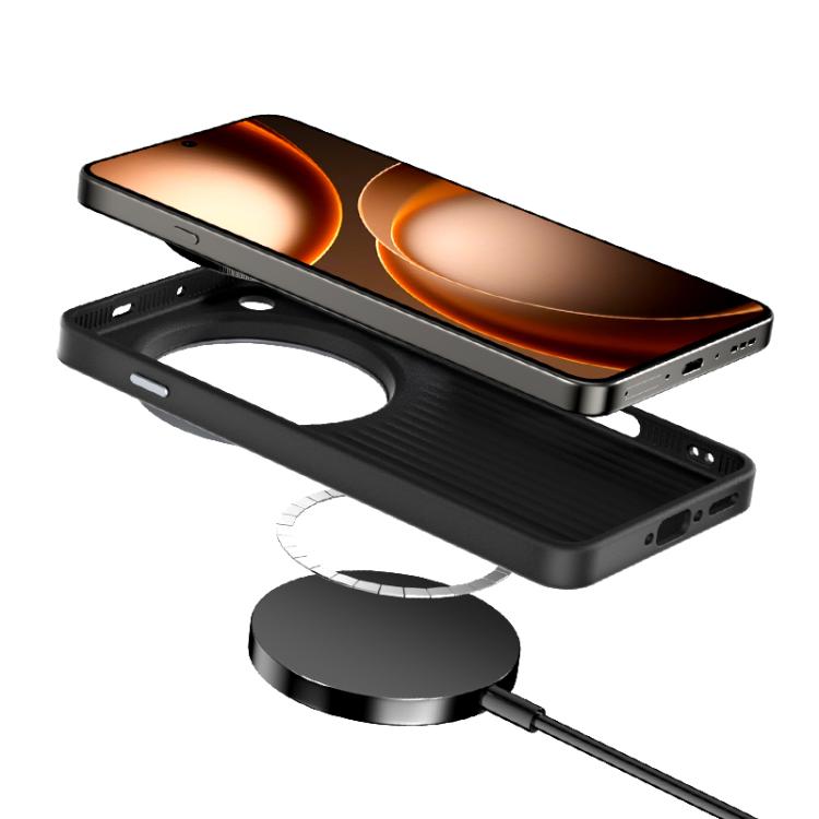 For OPPO Find X9 Ultra 5G ABEEL C Carbon Fiber Series 6D Micro Relief MagSafe Phone Case