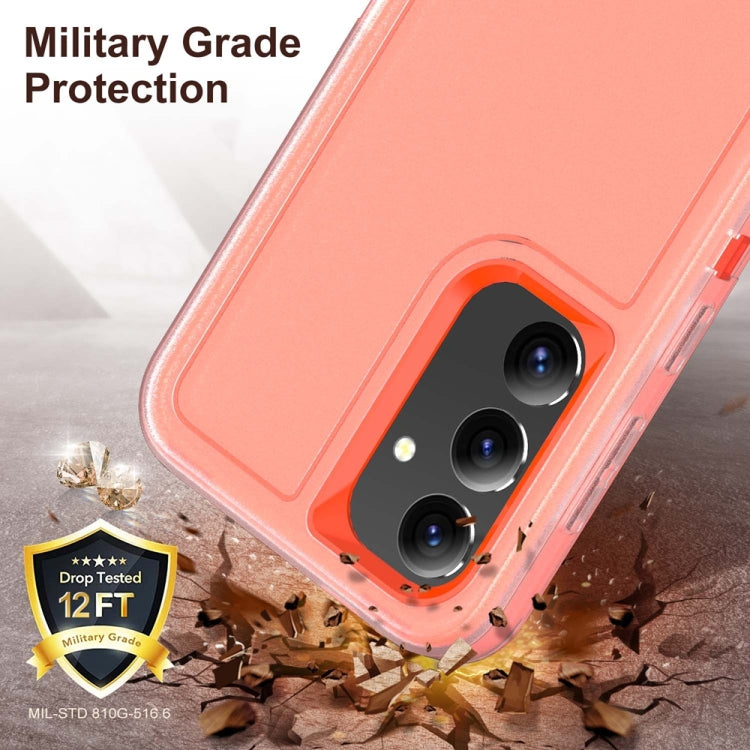 For Samsung Galaxy S24+ / S25+ 5G Rugged PC Hybrid Silicone Phone Case with Holder