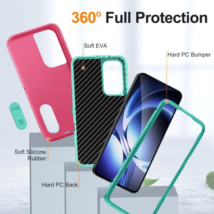 For Samsung Galaxy S25 FE 5G Rugged PC Hybrid Silicone Phone Case with Holder