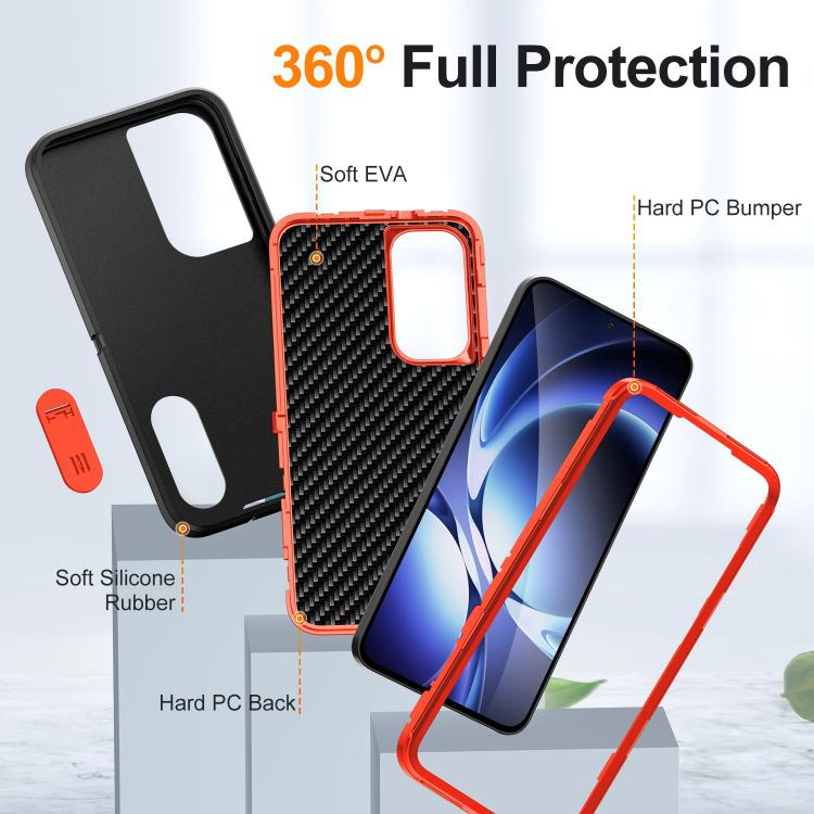 For Samsung Galaxy S25 FE 5G Rugged PC Hybrid Silicone Phone Case with Holder