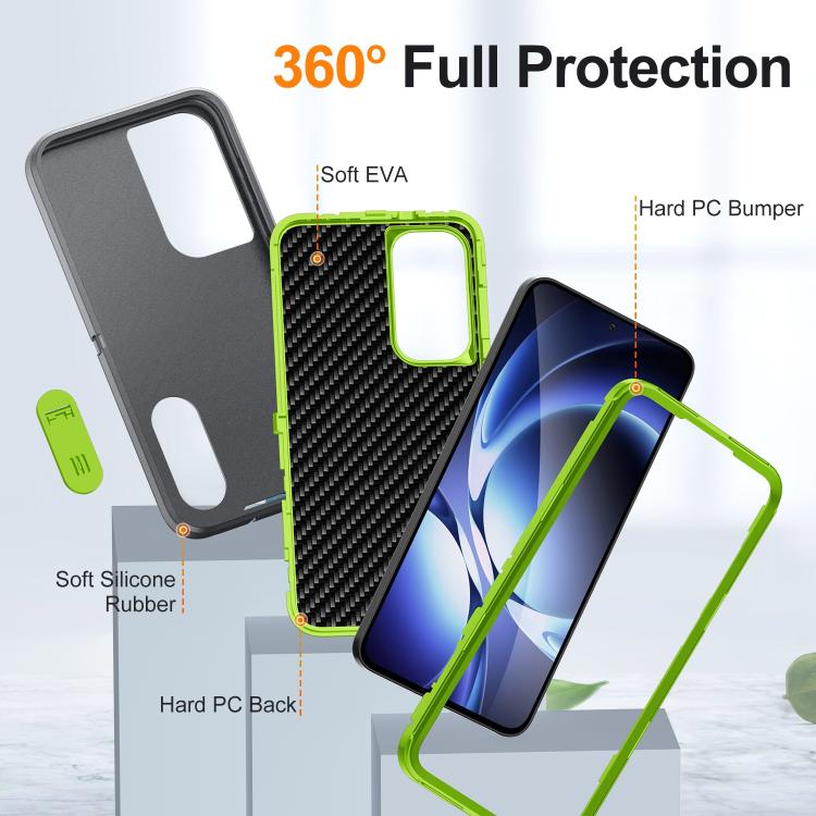 For Samsung Galaxy S25 FE 5G Rugged PC Hybrid Silicone Phone Case with Holder