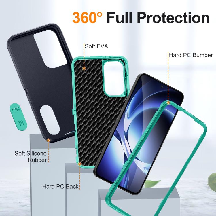 For Samsung Galaxy S25 FE 5G Rugged PC Hybrid Silicone Phone Case with Holder