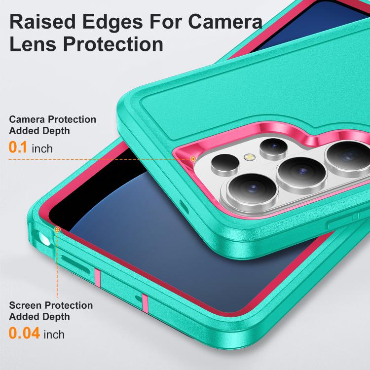For Samsung Galaxy S26 Ultra 5G Rugged PC Hybrid Silicone Phone Case with Holder