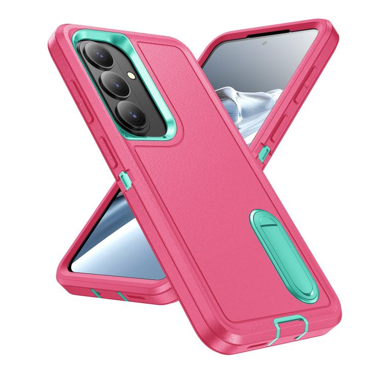 For Samsung Galaxy S26 5G Rugged PC Hybrid Silicone Phone Case with Holder