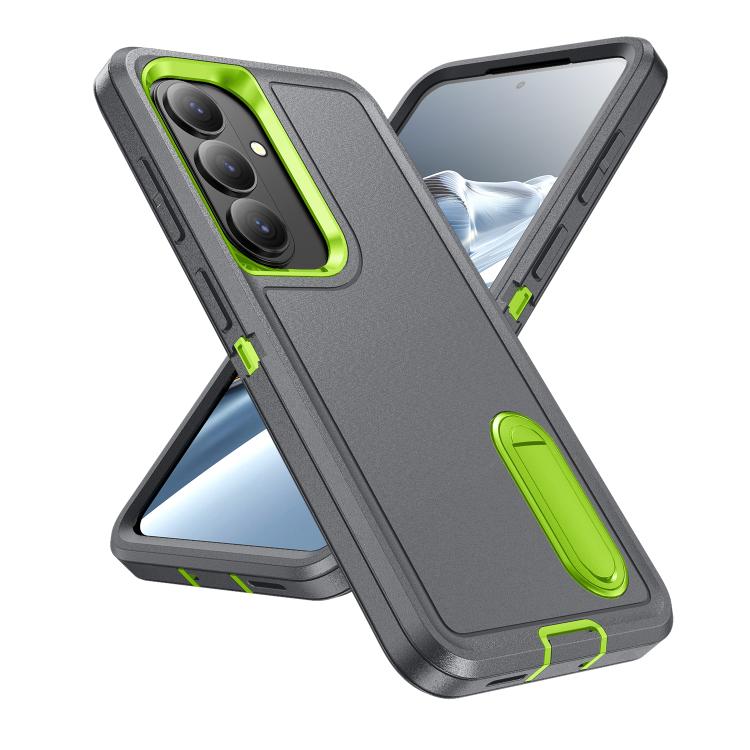 For Samsung Galaxy S26 5G Rugged PC Hybrid Silicone Phone Case with Holder