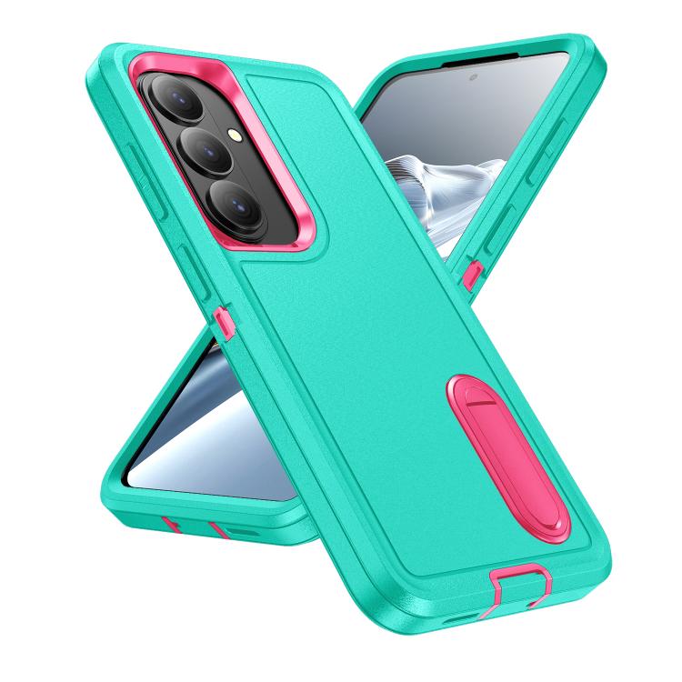 For Samsung Galaxy S26 5G Rugged PC Hybrid Silicone Phone Case with Holder