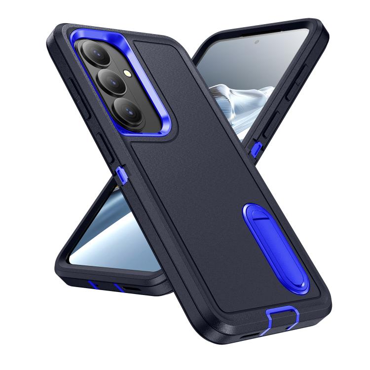 For Samsung Galaxy S26 5G Rugged PC Hybrid Silicone Phone Case with Holder