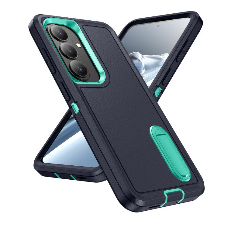 For Samsung Galaxy S26 5G Rugged PC Hybrid Silicone Phone Case with Holder
