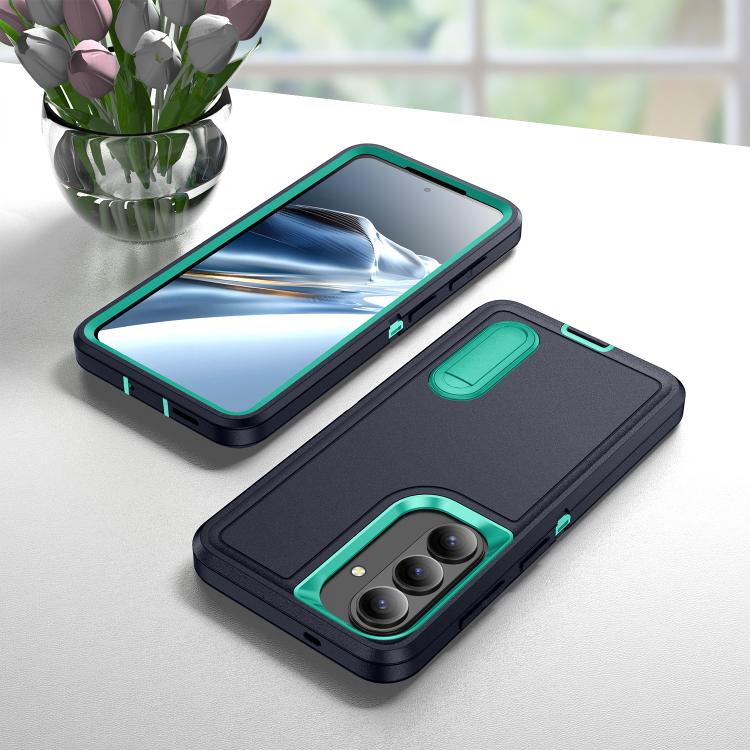 For Samsung Galaxy S26 5G Rugged PC Hybrid Silicone Phone Case with Holder