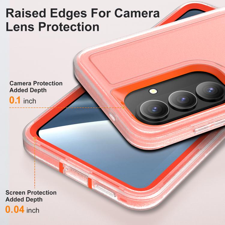 For Samsung Galaxy S26 5G Rugged PC Hybrid Silicone Phone Case with Holder