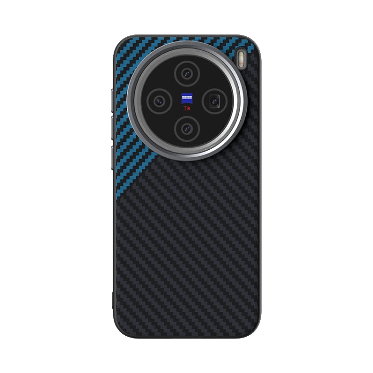 For vivo X200 ABEEL C Carbon Fiber Series 6D Micro Relief MagSafe Phone Case